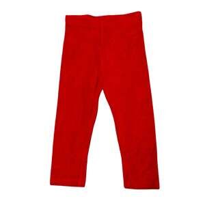 Ribbed Velour Solid Stretch Leggings Size 18-24 months